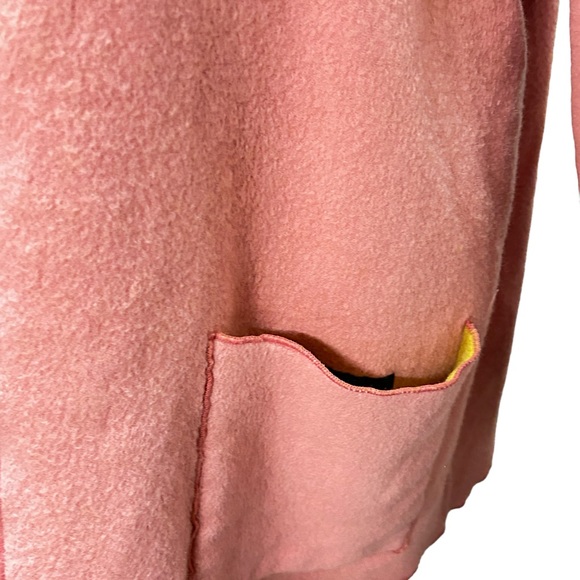 Vintage Bernard Holtzman Harve Bernard Women's Color Block Wool Blend Fleece - Picture 7 of 10